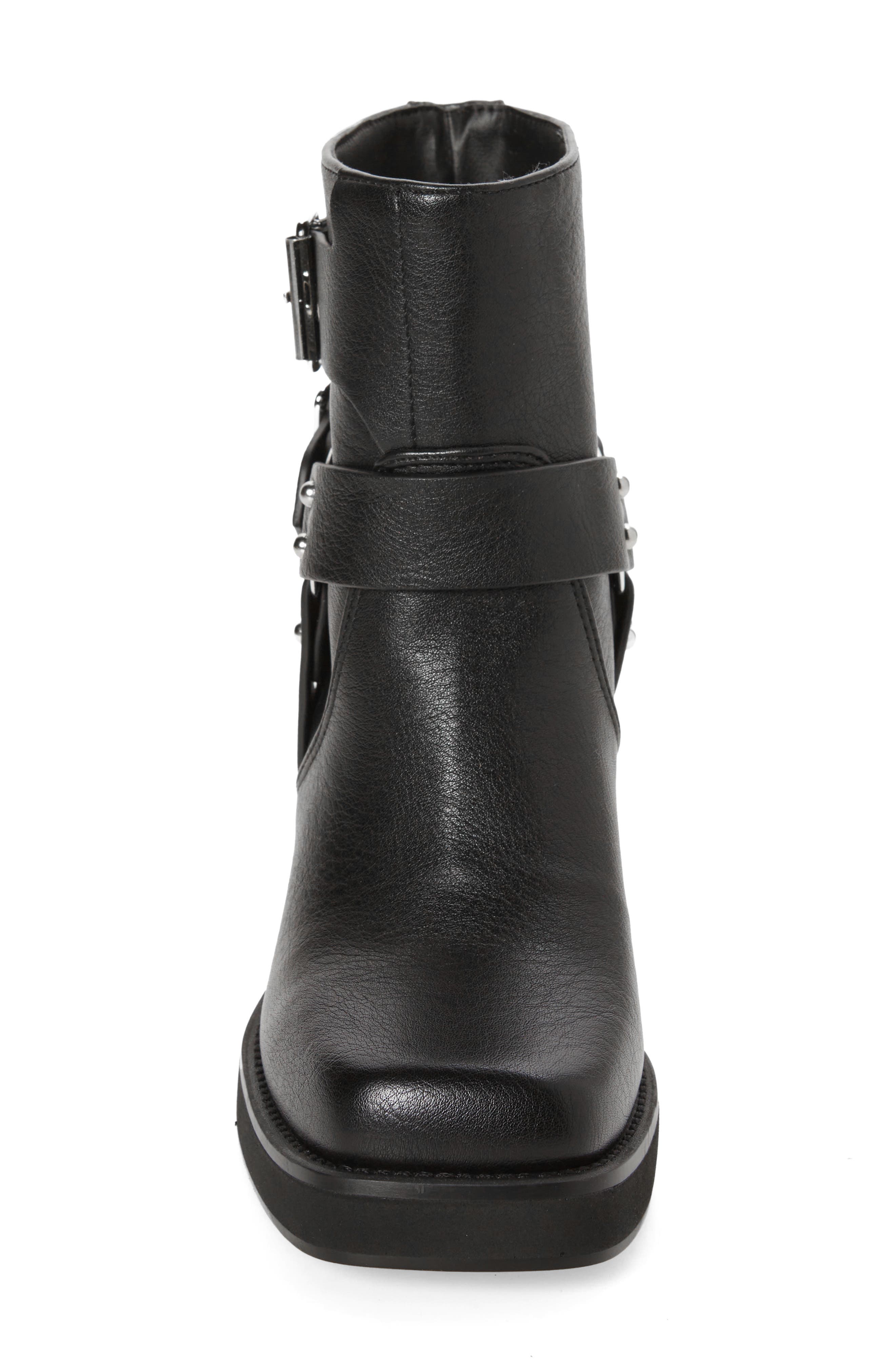 AZALEA WANG Scooter Moto Boot, Alternate, color, Black