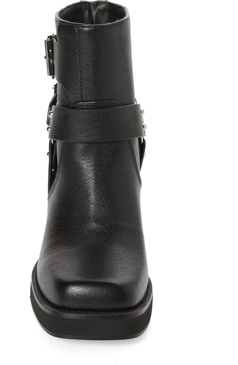 AZALEA WANG Scooter Moto Boot, Alternate, color, Black