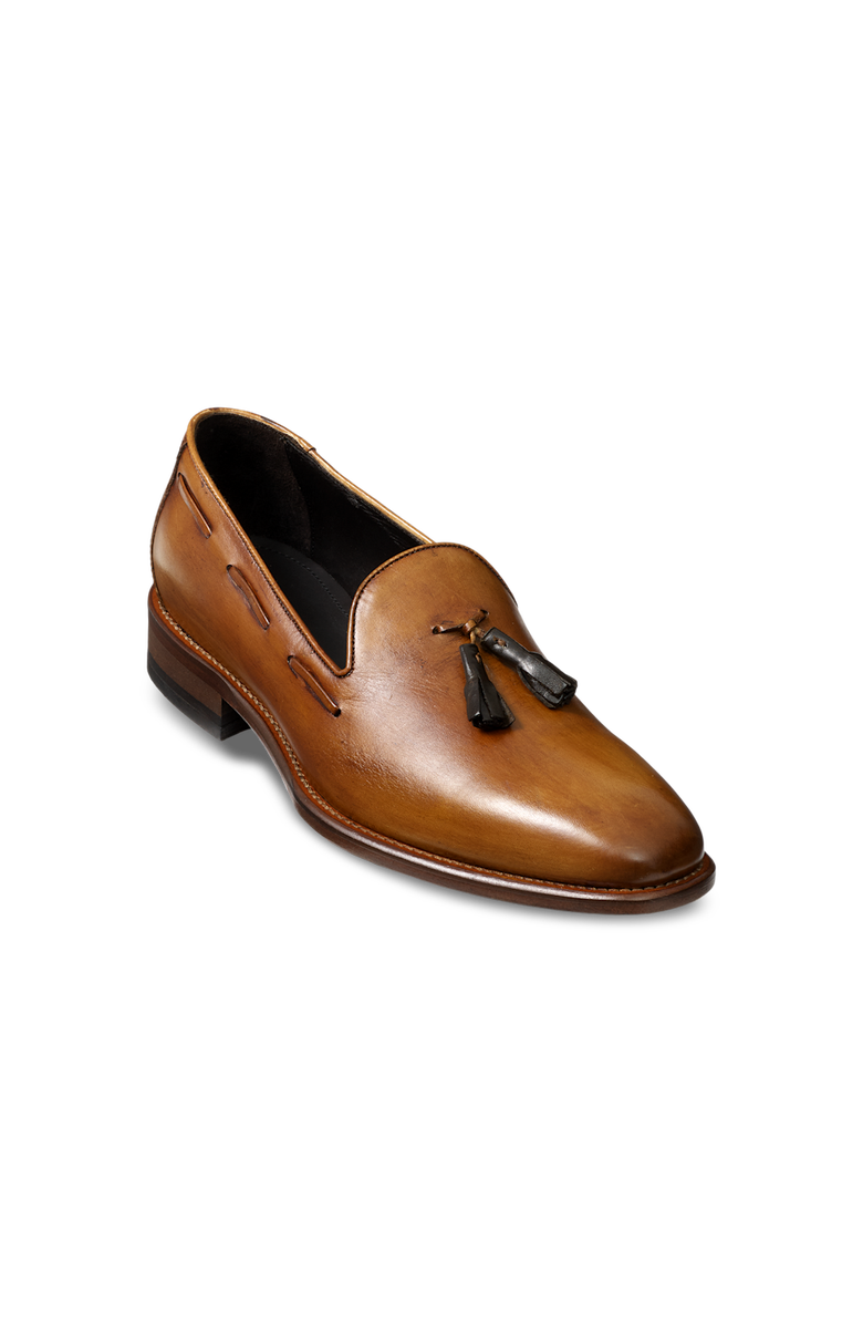 Paul Fredrick Ethan Tassel Loafer, Main, color, Chestnut
