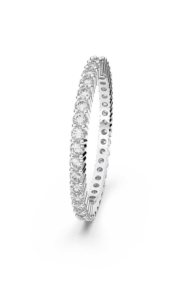 Swarovski Matrix Eternity Ring, Alternate, color, Silver