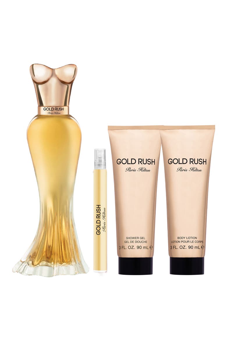 Gold Rush Eau de Parfum 4-Piece Set, Main, color, NO COLOR