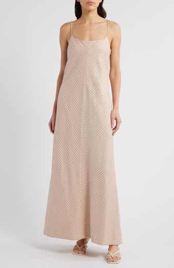 Faithfull the Brand Elyna Pinstripe Maxi Dress