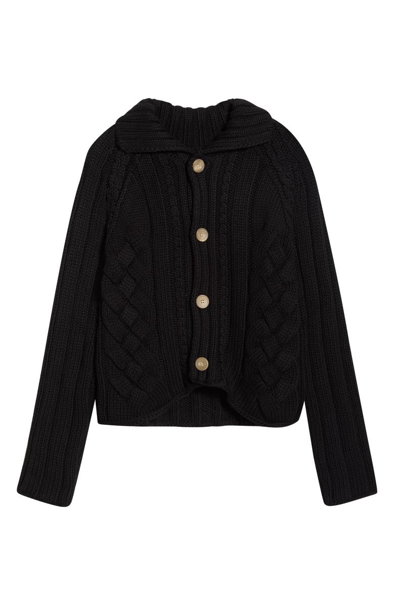 Frank & Eileen Cotswolds Cotton Cardigan, Alternate, color, Black