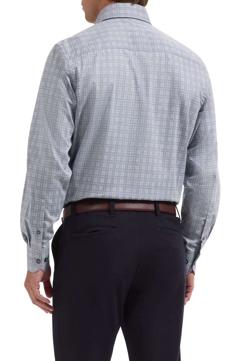 Alvin Plaid Long Sleeve Button Up Shirt, Alternate, color, AIR BLUE