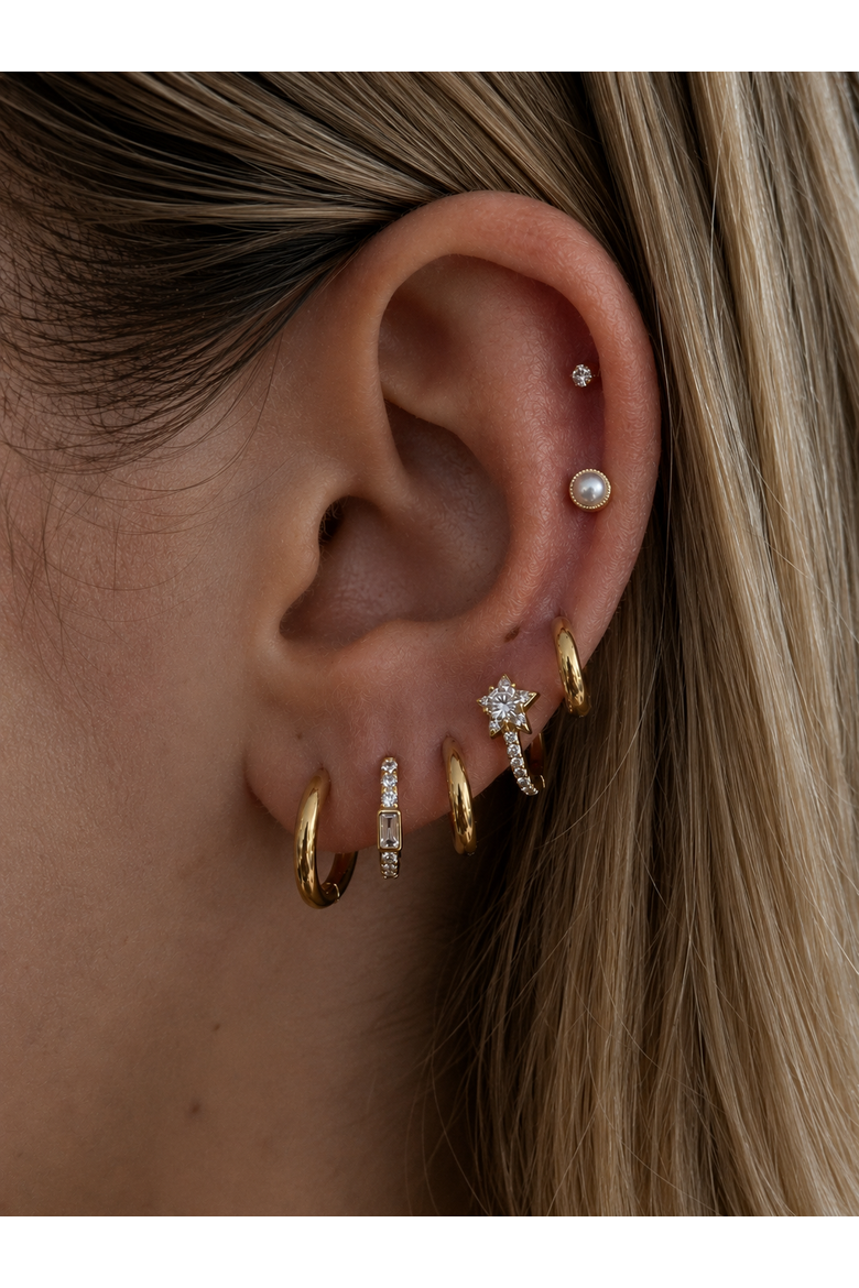 Essential Earrings, Alternate, color, Petite (12 mm)