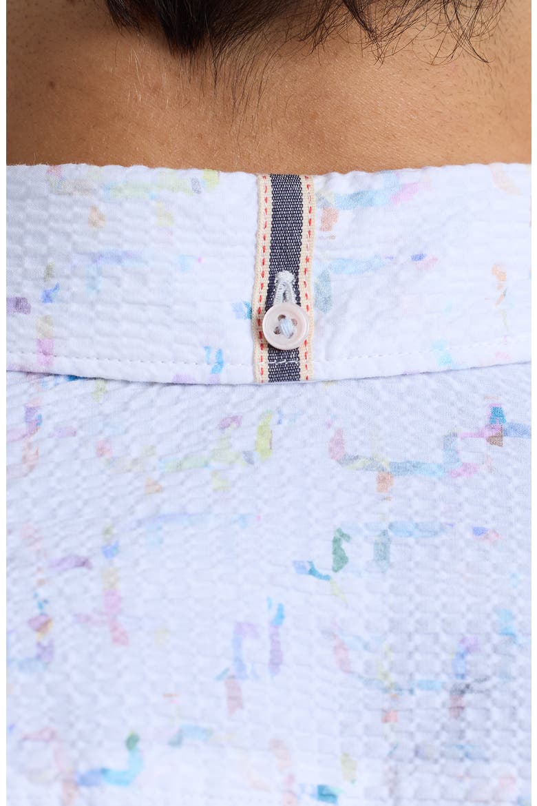 Kingshold Short Sleeve Button-Up Shirt, Alternate, color, MULTI