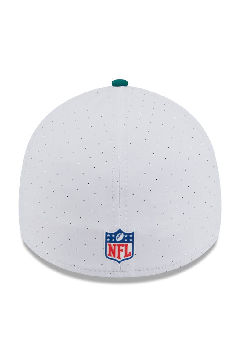 Men's New Era  White/Green New York Jets 2025 NFL Training Camp 39THIRTY Flex Hat, Alternate, color, White