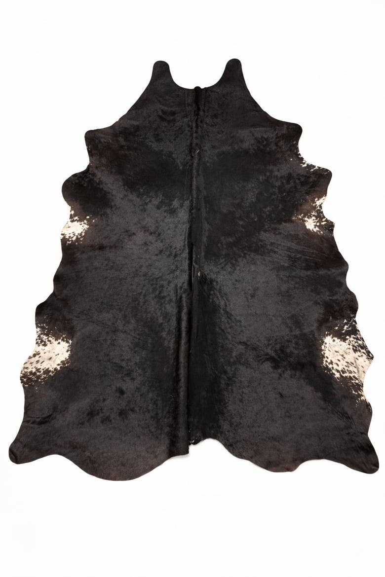 Eco Hides Heritage Tricolor Cowhide Rug 8'5" x 7'0", Main, color, Black/Brown/White