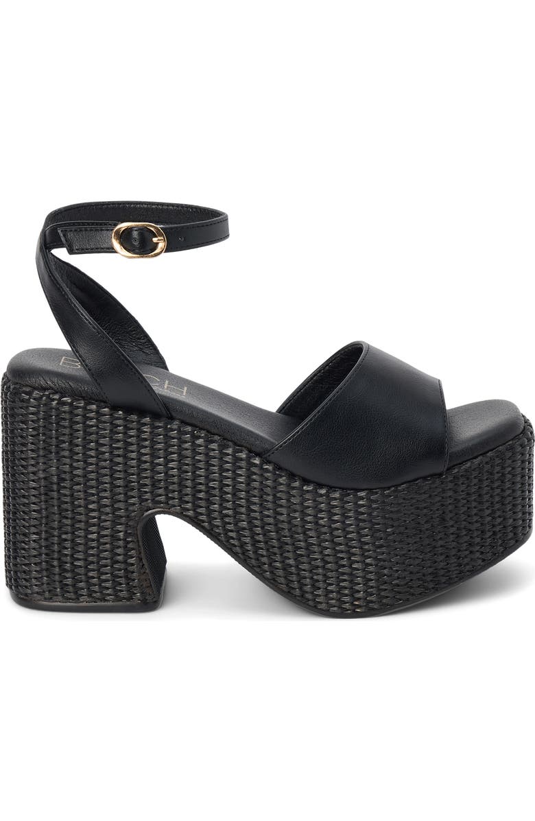 Coconuts by Matisse Arden Ankle Strap Platform Sandal, Alternate, color, Black