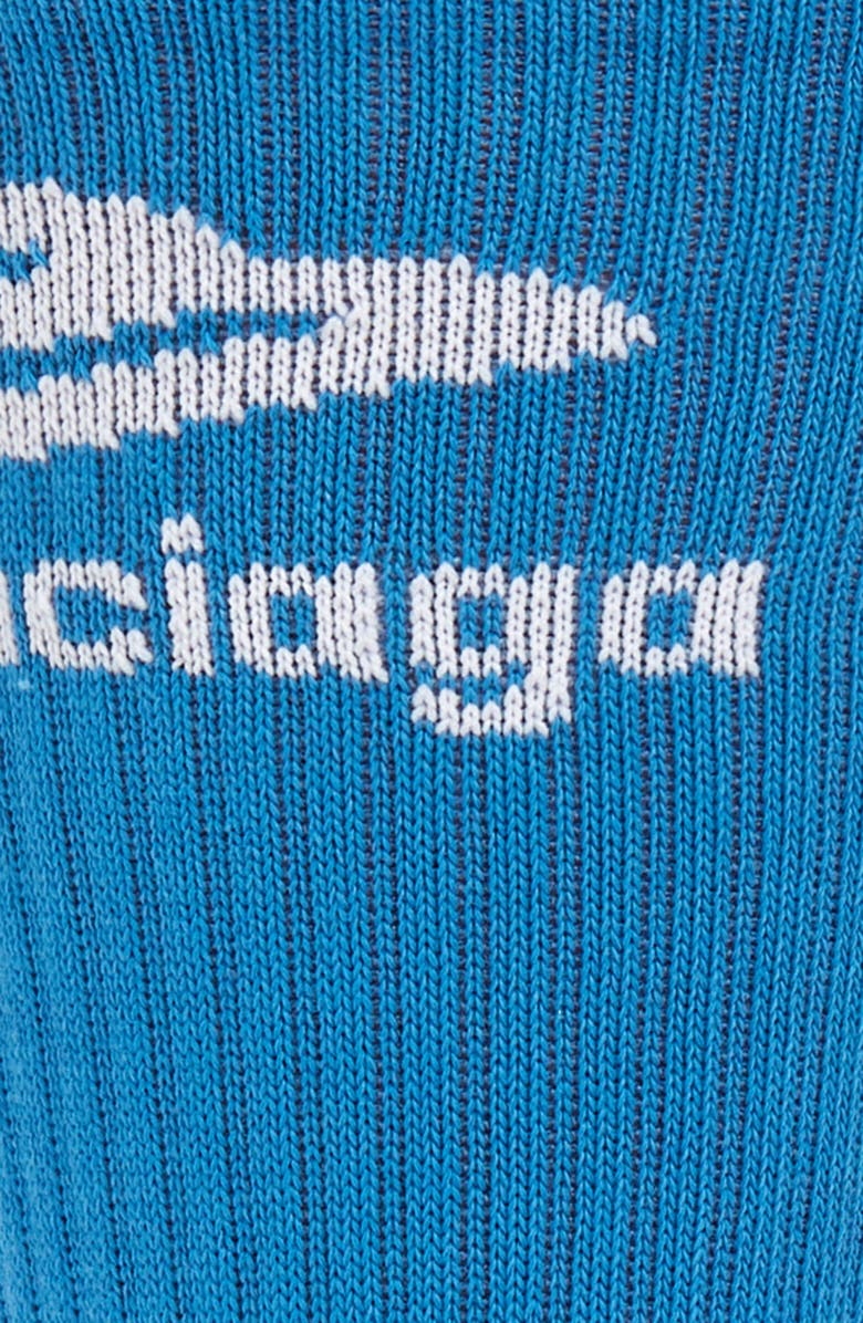 Balenciaga 3B Sports Icon Cotton Blend Logo Socks, Alternate, color,