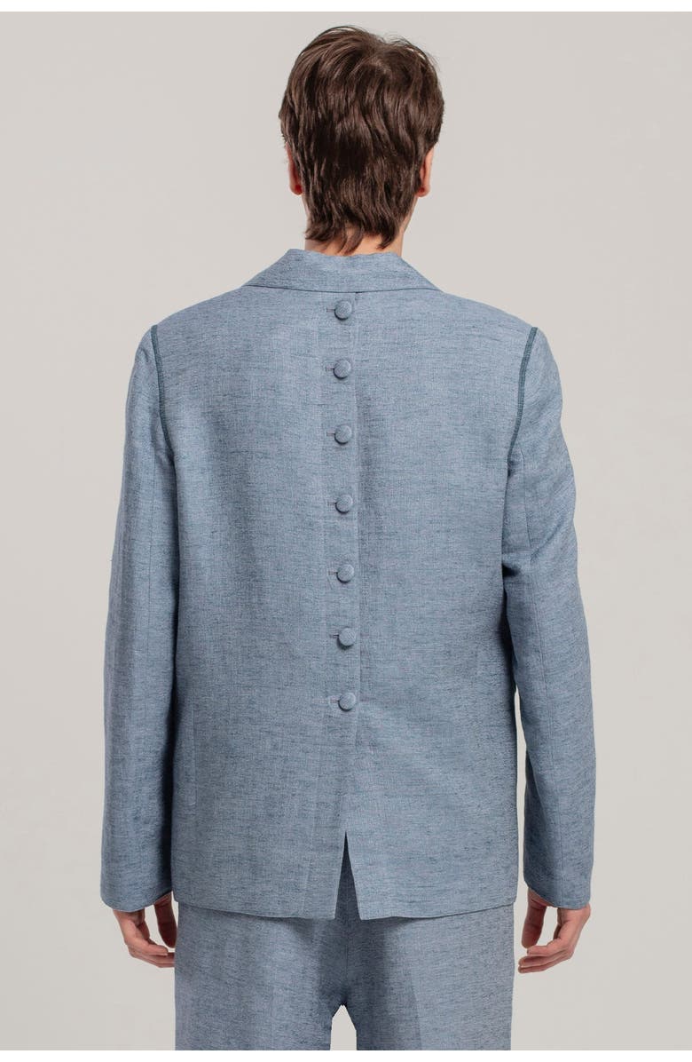 PCFG Free Heaven Linen Blazer, Alternate, color, Blue