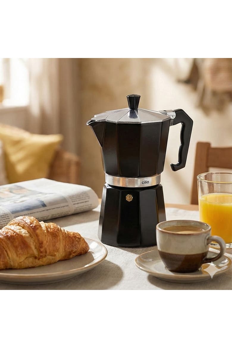 Classico Stovetop Espresso Maker, 15 ounce, Alternate, color, Black