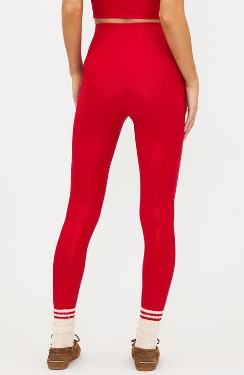Beach Riot Piper Leggings In Red