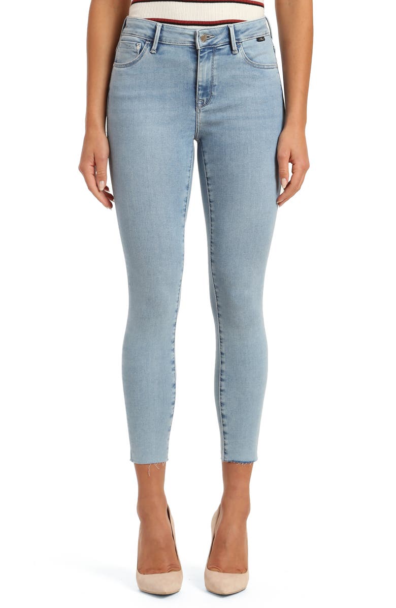 Mavi Jeans Tess High Waist Ankle Skinny Jeans, Main, color, 