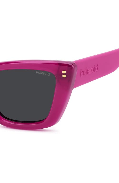 Polaroid 54mm Polarized Cat Eye Sunglasses