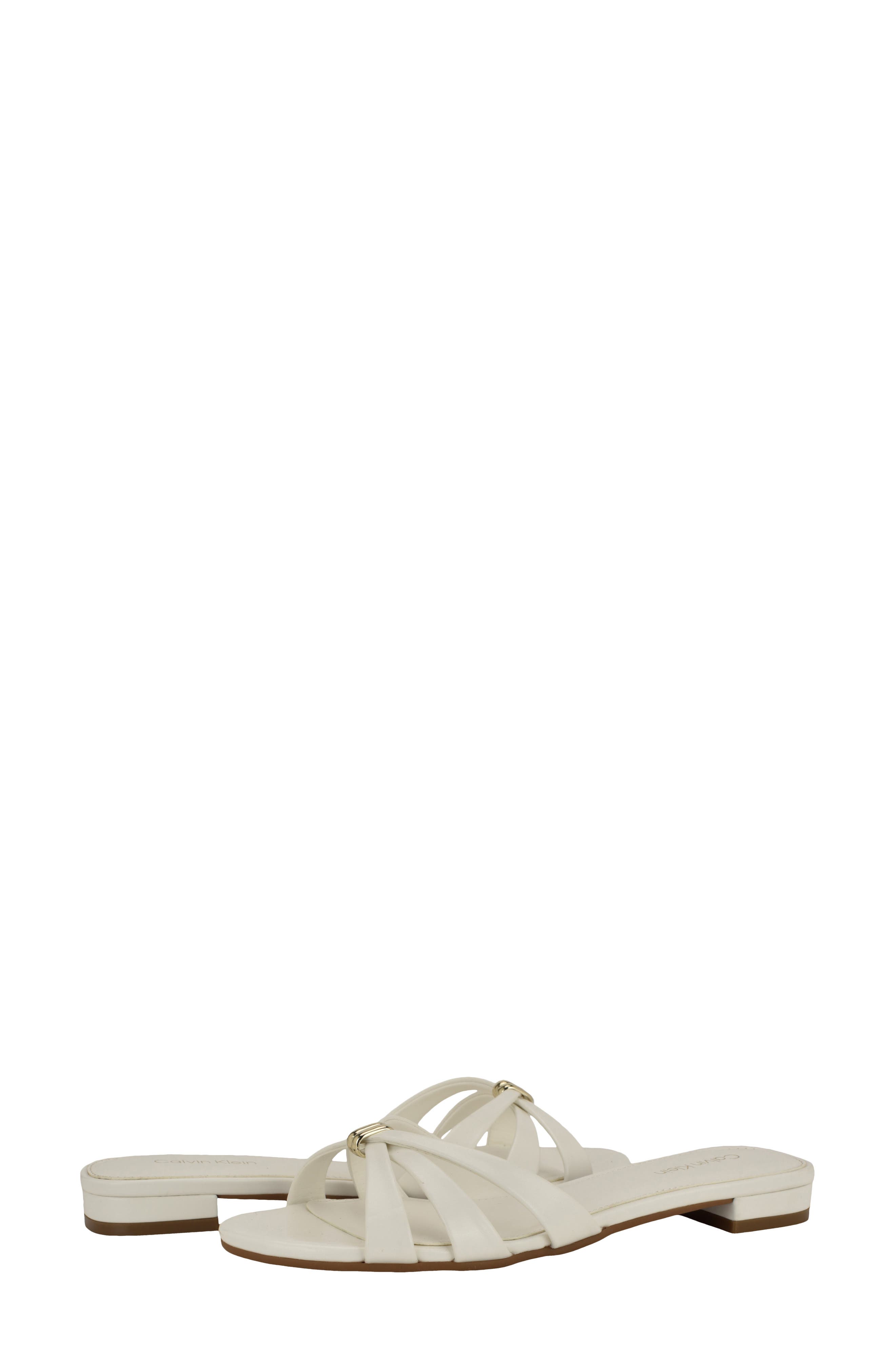 Petula Slide Sandal, Alternate, color, WHITE