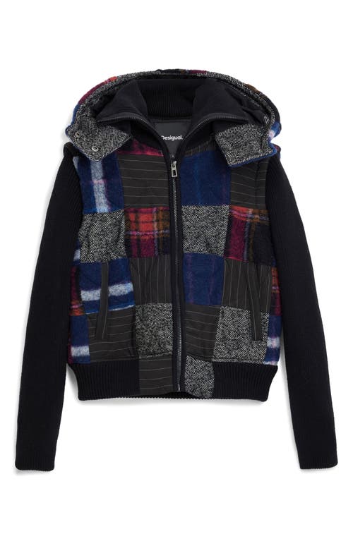 Desigual Women's Detachable Padded Jacket In Black
