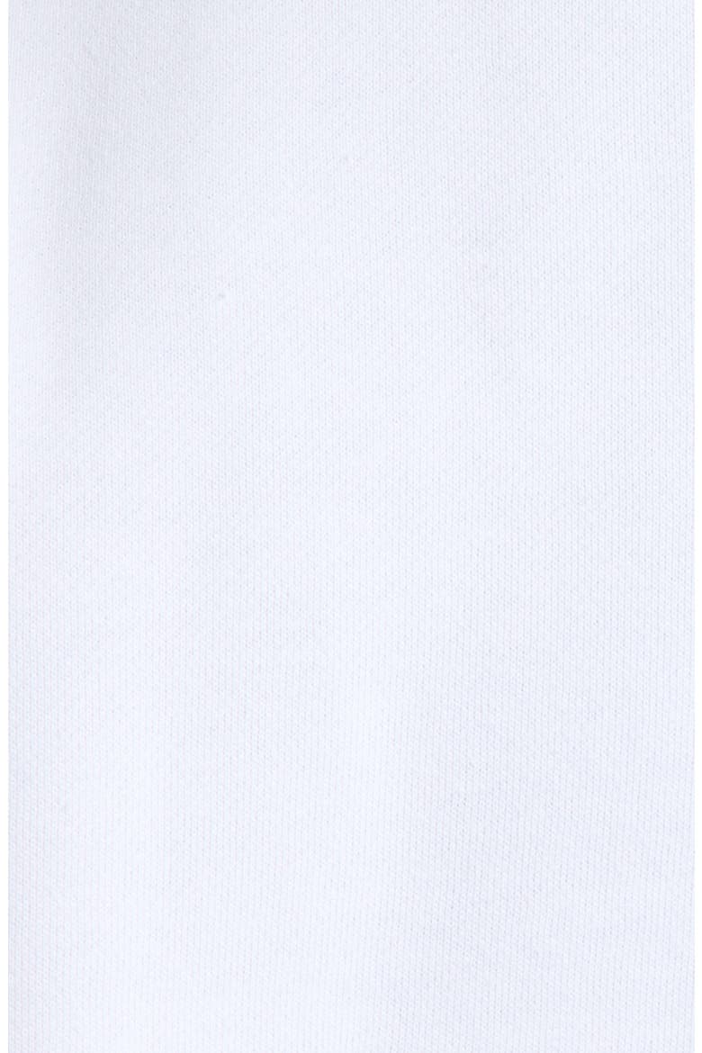 LuxeFleece Boyfriend Sweatshirt, Alternate, color, BRILLIANT WHITE