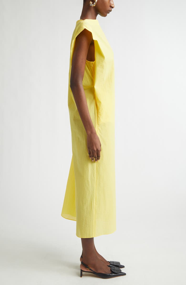 Jacquemus La Robe Drap Asymmetric Midi Dress, Alternate, color, Yellow