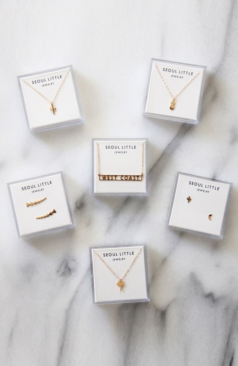 Seoul Little Cat Stud Earrings, Alternate, color,