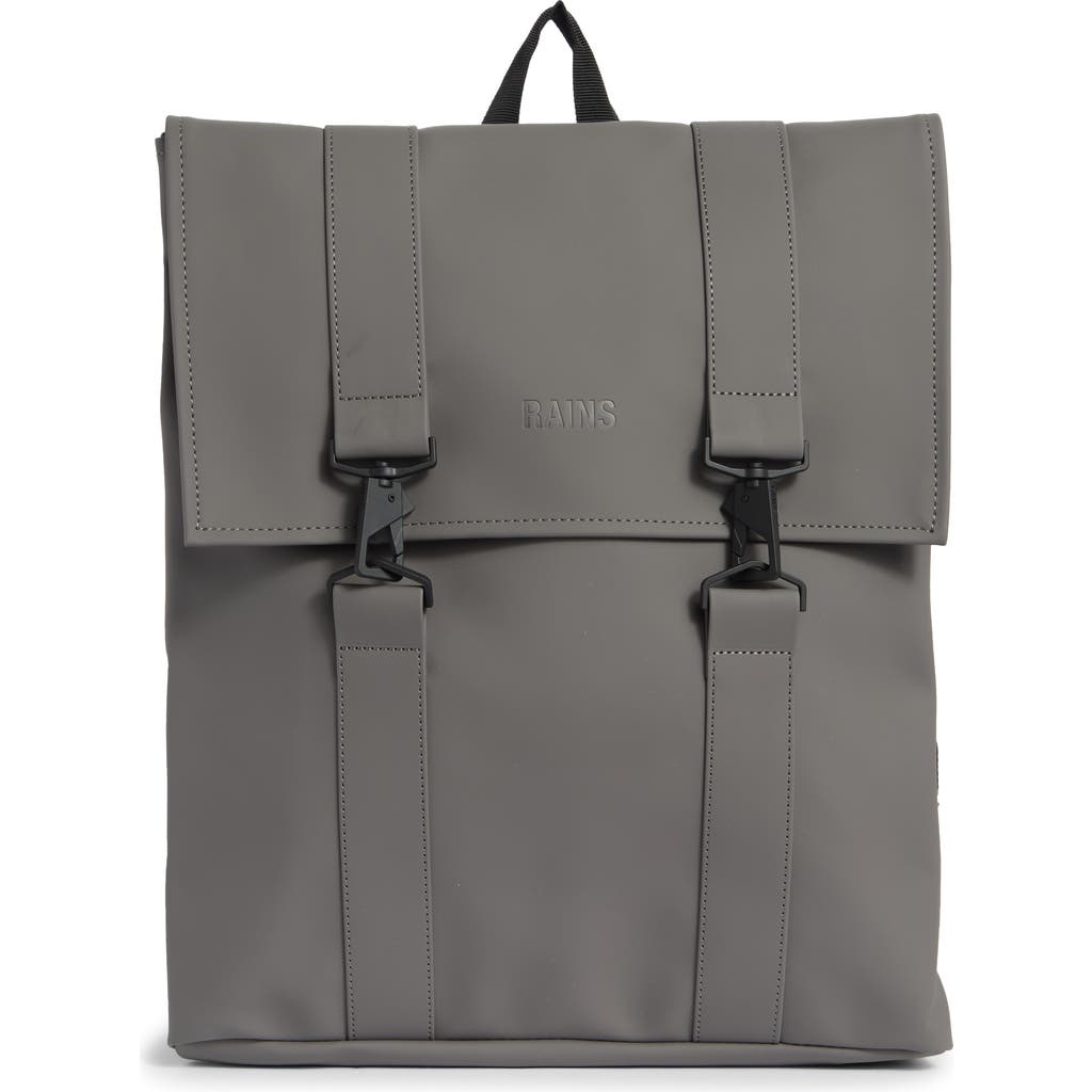 Rains Msn Cargo Waterproof Backpack In Gray
