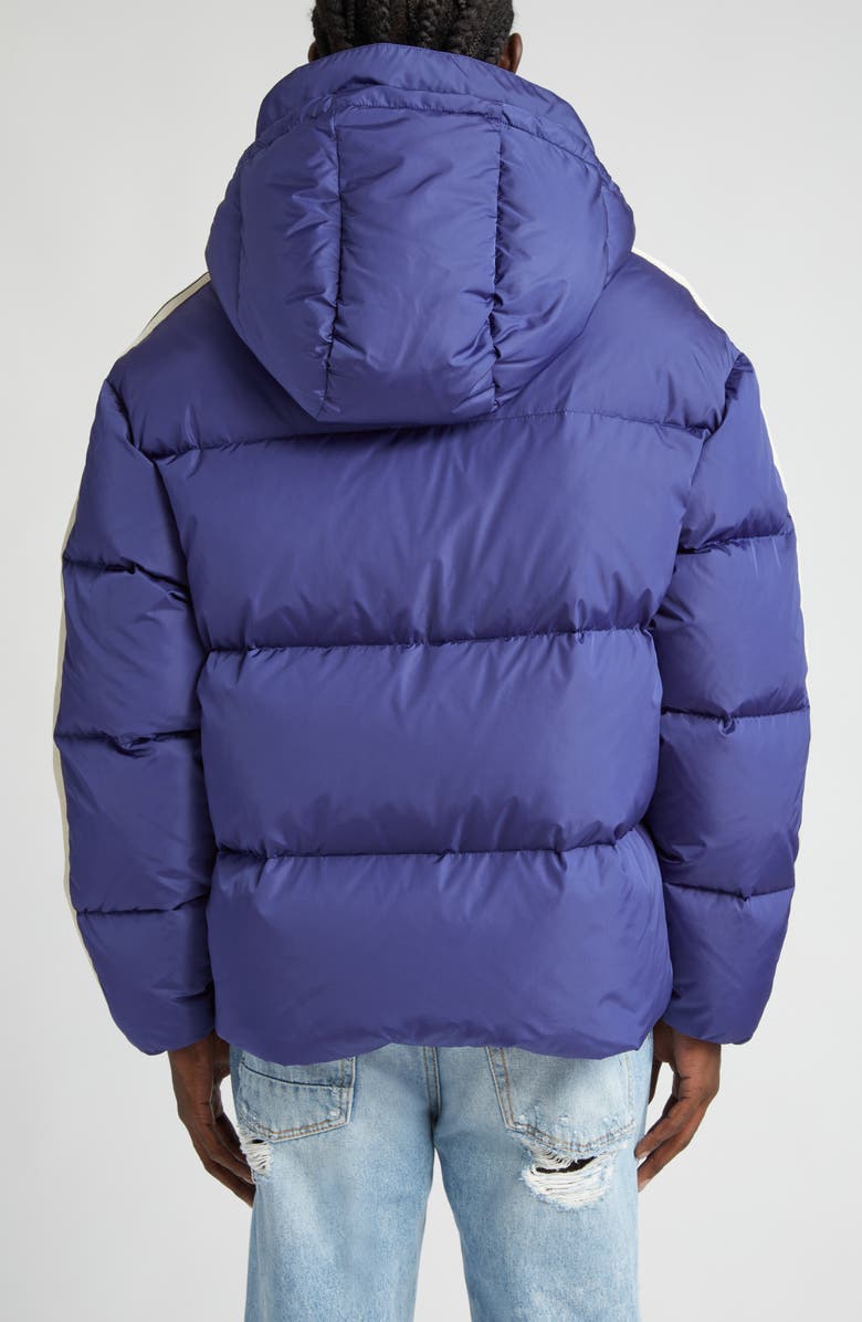 Palm Angels Down Puffer Track Jacket with Removable Hood, Alternate, color, 