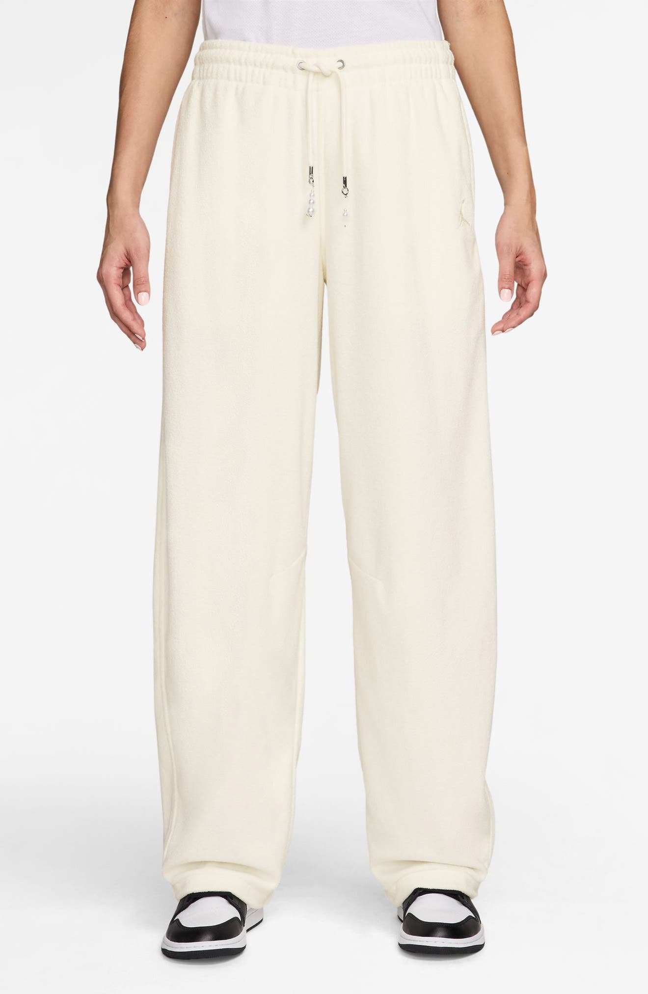 white jordan track pants