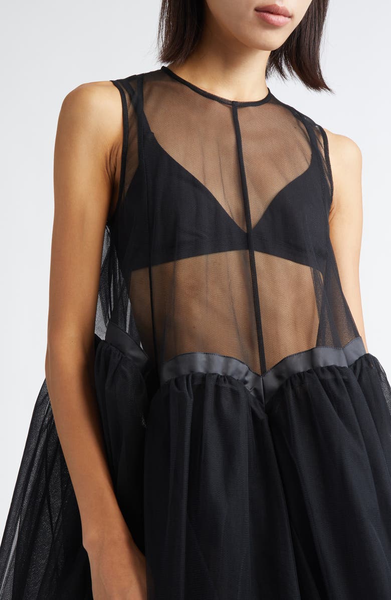Noir Kei Ninomiya Tulle Dress, Alternate, color,