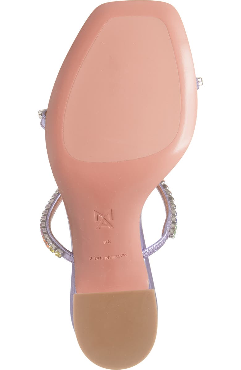 Amina Muaddi Gilda Crystal Slide Sandal, Alternate, color,