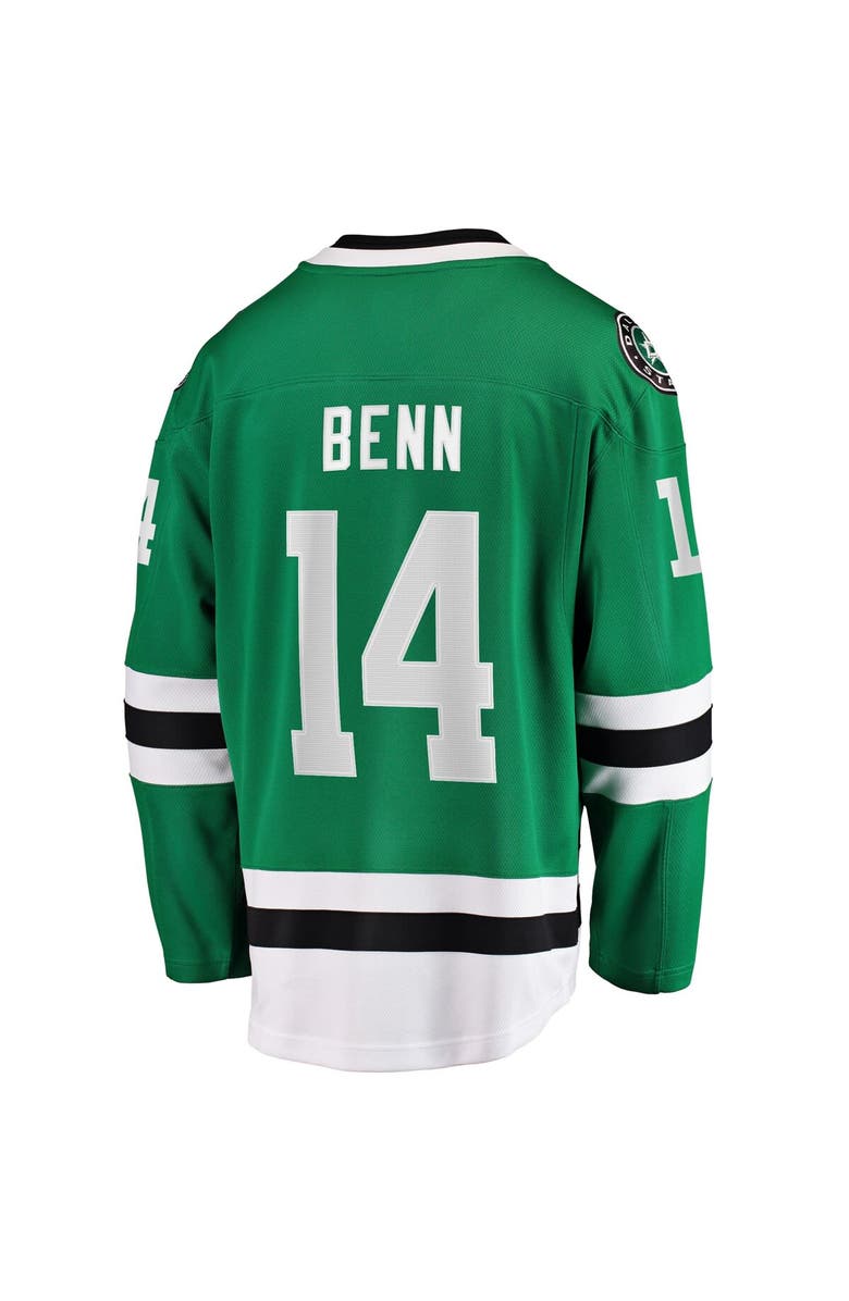FANATICS Men's Fanatics Jamie Benn Kelly Green Dallas Stars Captain Patch Home Breakaway Jersey, Alternate, color, Kelly Green