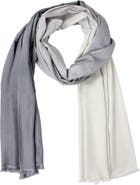 SAACHI Two-Tone Cashmere & Silk Scarf