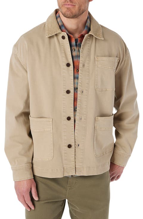 Seaport Stretch Cotton Blend Chore Jacket