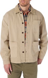 Fair Harbor Seaport Stretch Cotton Blend Chore Jacket