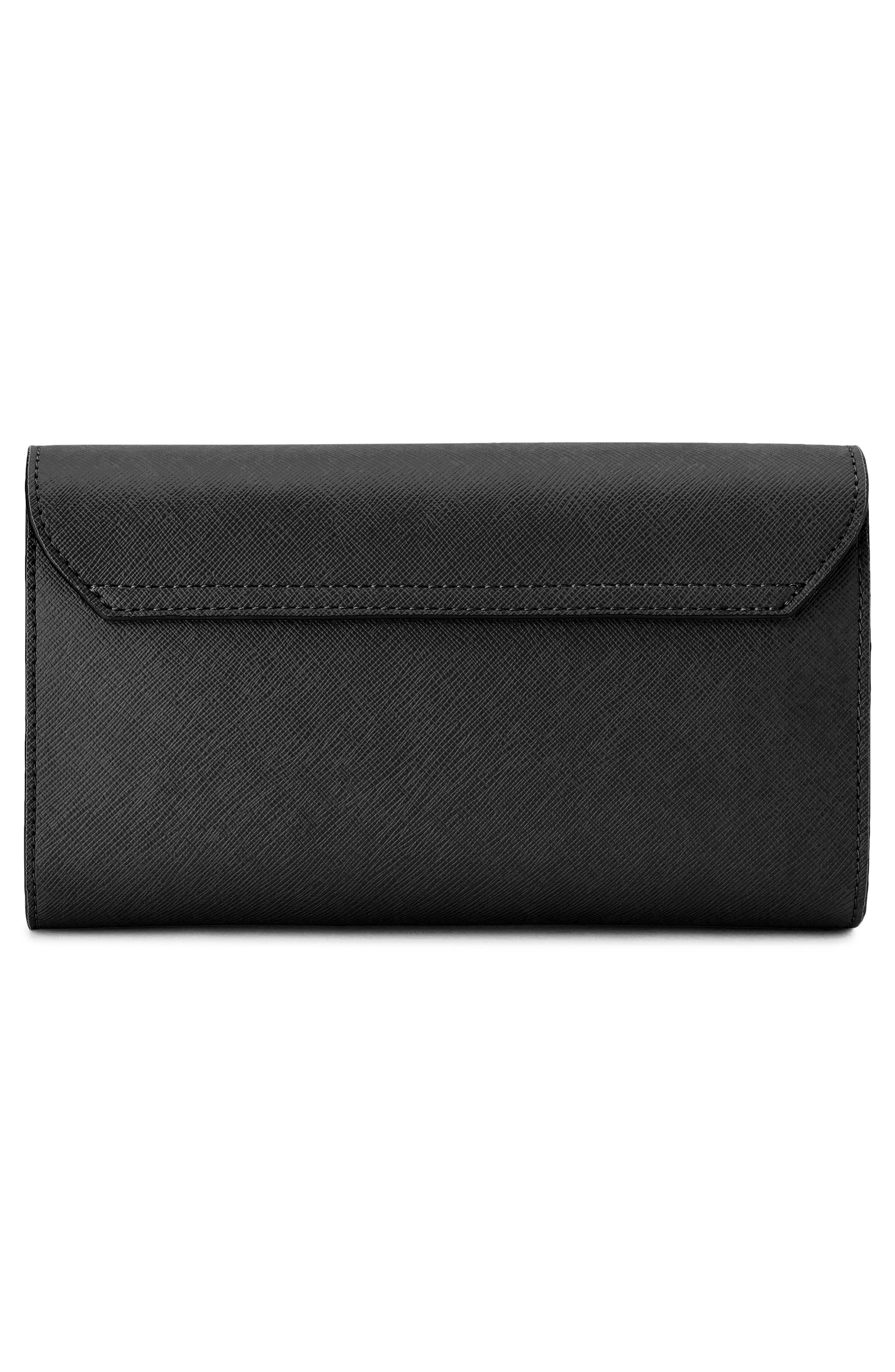 Olga Berg Nic Faux Leather Clutch, Alternate, color, 