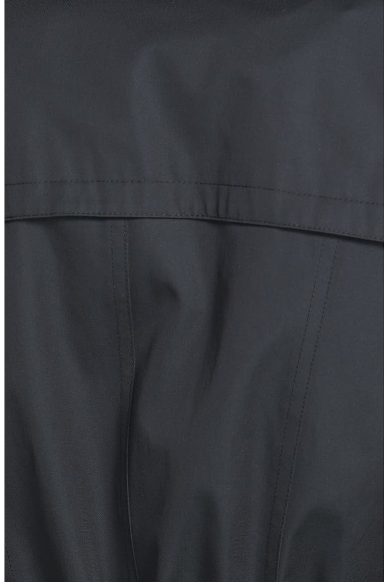 Trench Coat with Detachable Hood & Liner, Alternate, color, BLACK