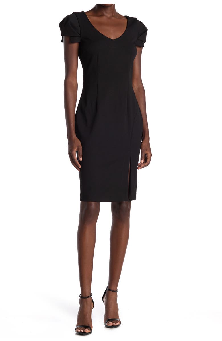 trina Trina Turk Tine V-Neck Sheath Dress, Main, color,