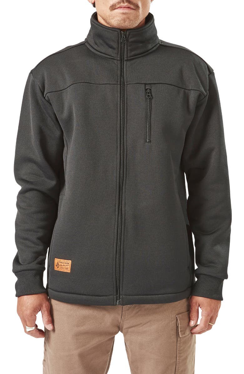 Volcom Workwear Bonded Fleece Jacket, Main, color, 