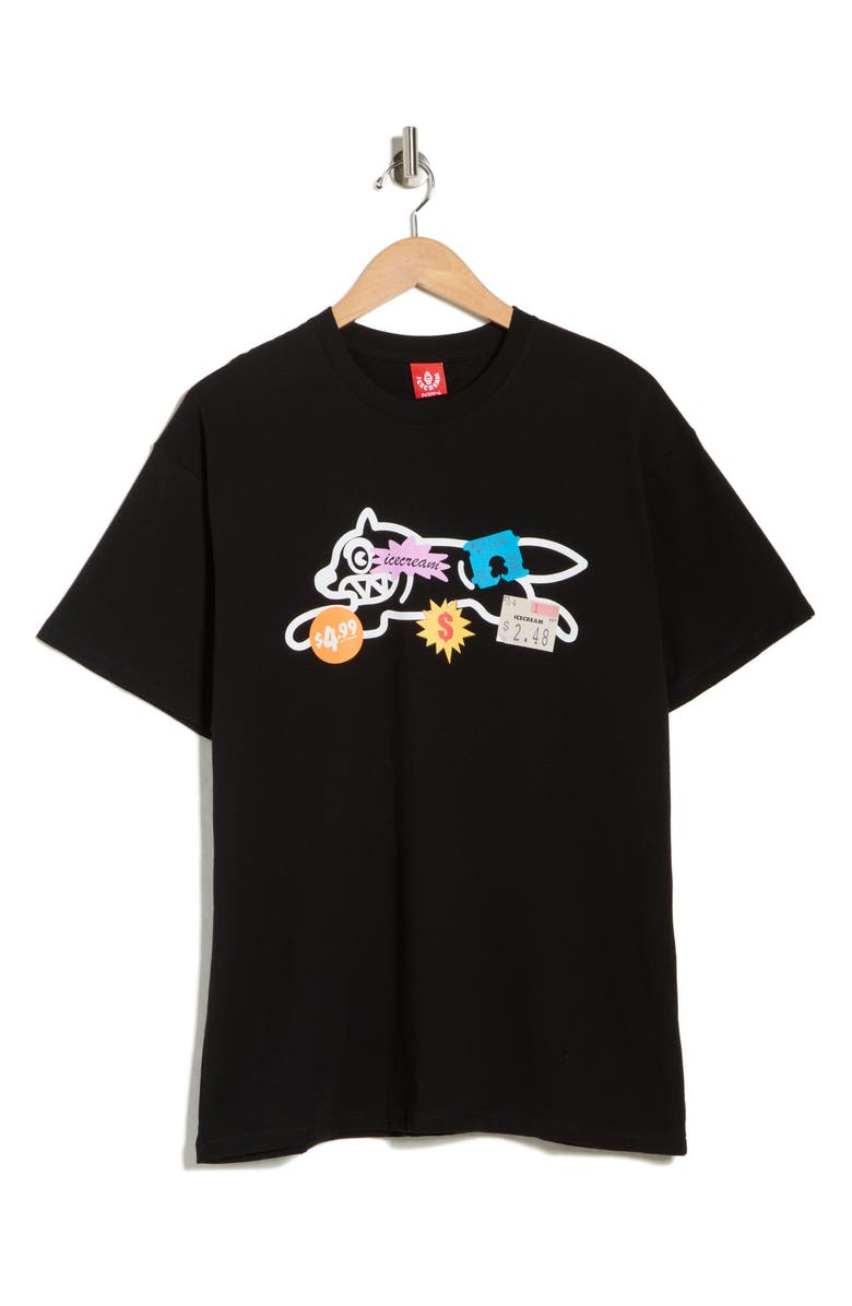 ICECREAM Cashier Graphic T-Shirt, Alternate, color, Black