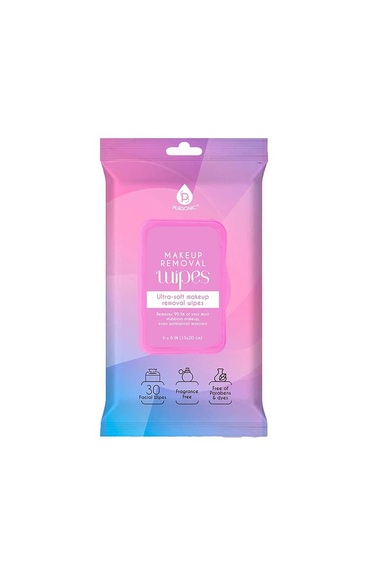 Makeup Removal Wipes 12 Pack, Main, color, Pink