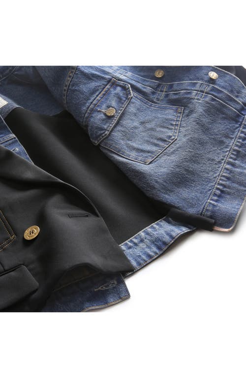 Sacai Gender Inclusive Levi's® Denim X Matelassé Twill Jacket In Blue