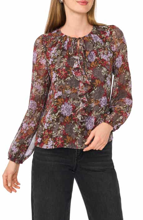 Long Sleeve Ruffle Top