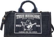 True Religion Bling Buddha East/West Denim Tote