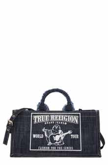 Bling Buddha East/West Denim Tote