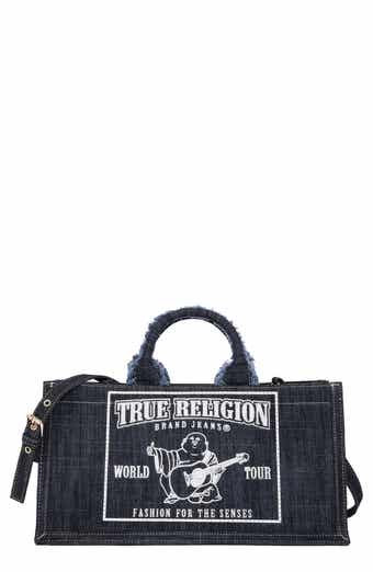 Bling Buddha East/West Denim Tote