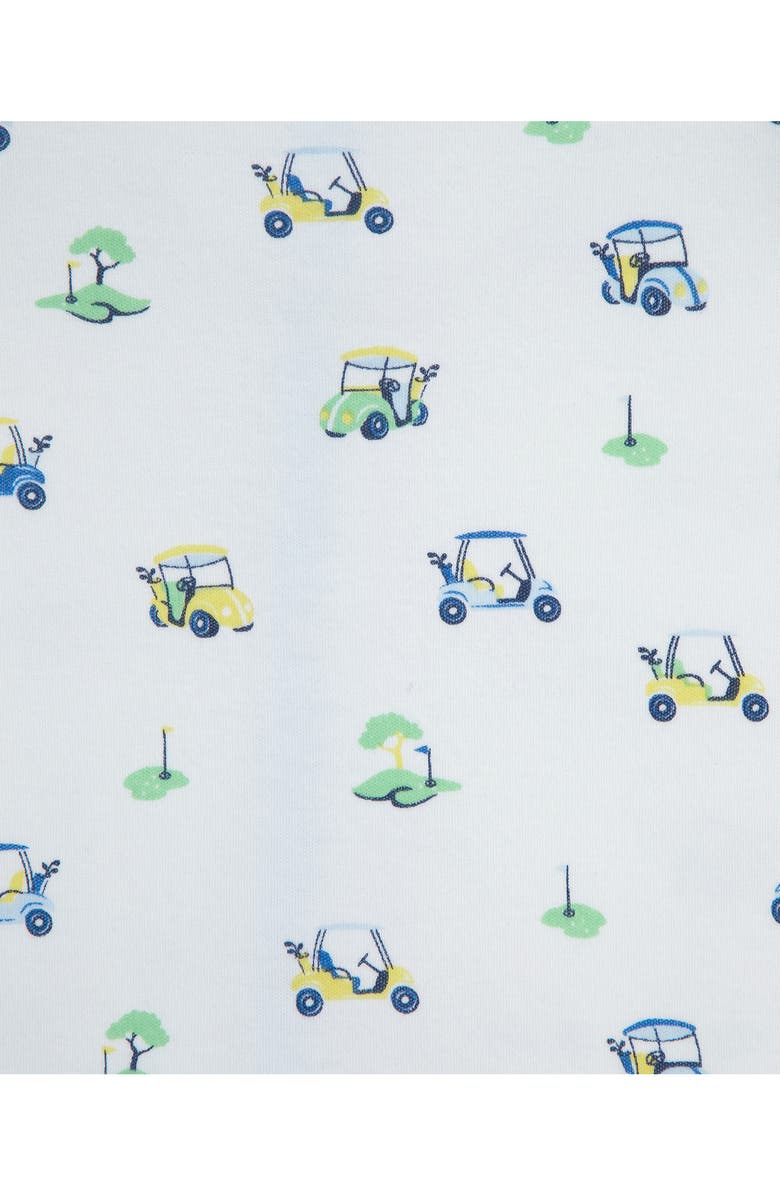 Little Me 2-Pack Short Sleeve Rompers, Alternate, color,