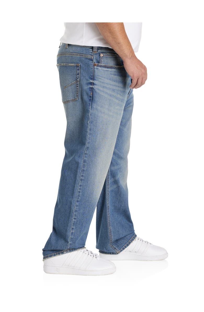 True Nation by DXL Big & Tall Relaxed-Fit Stretch Jeans, Alternate, color, Dirty Secrets