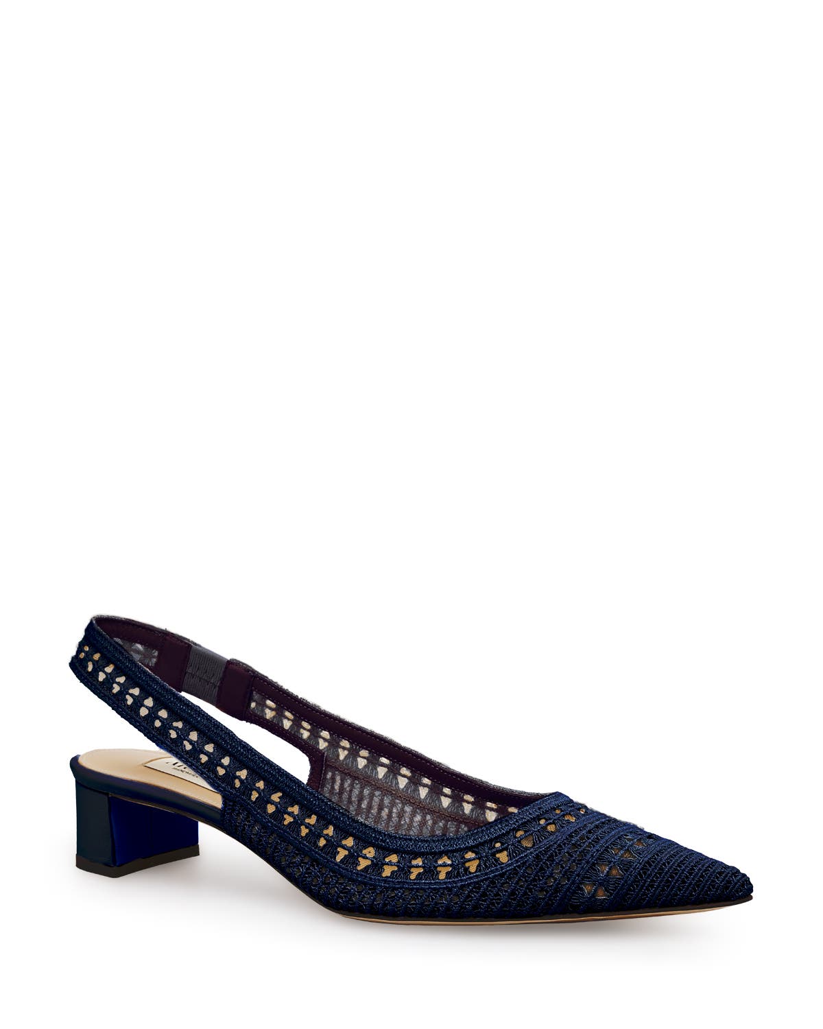 Trieste 35 Slingback Pump, Alternate, color, Navy