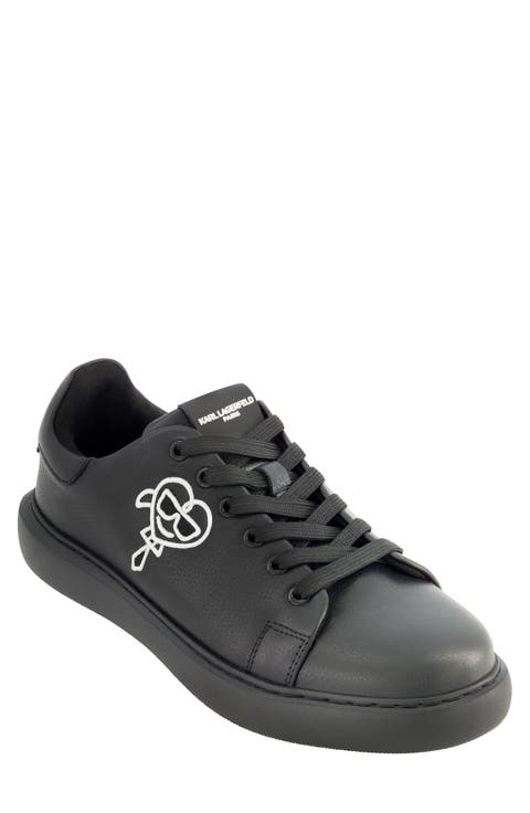 Embroidered Karl Low Top Sneaker (Men)