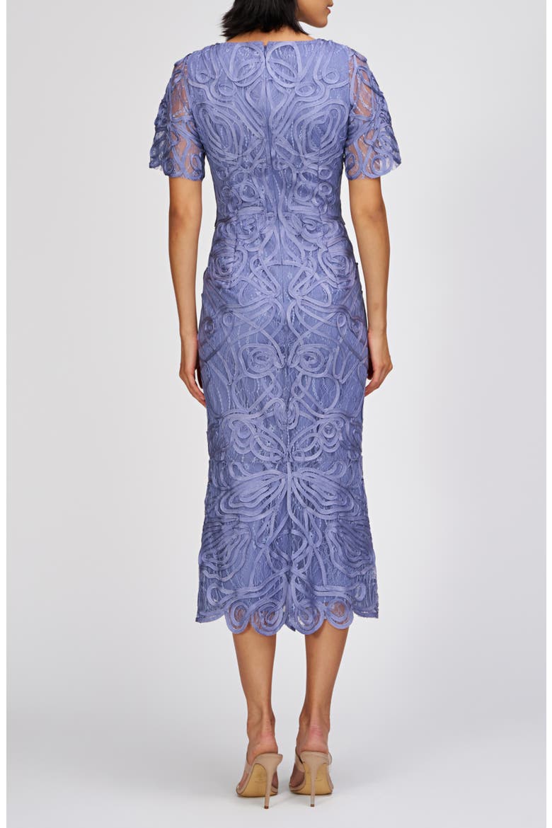 Camila Soutache Cocktail Dress, Alternate, color, BLEACHED DENIM
