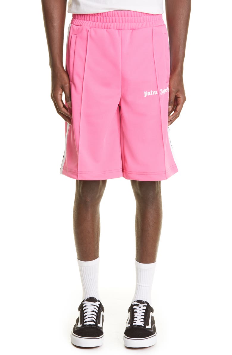 Palm Angels Classic Logo Track Shorts, Main, color, 
